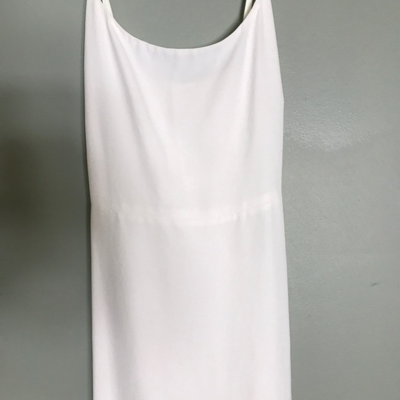 Everlane White Japanese GoWeave Cross Back Slip Dress - Picture 6 of 13